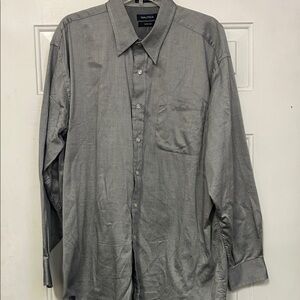 (👑3 For $25)Nautica Super 100s17.5 34/35 Men’s XL Charcoal